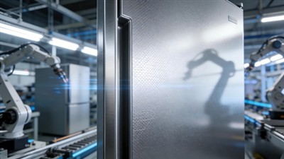 ABS reforçado com fibra de vidro para uso em portas de refrigeradores